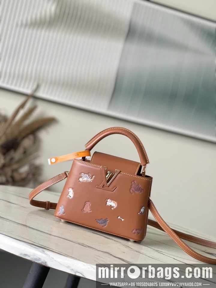 LV Bags Cap M25874 21x13.6x8cm gf