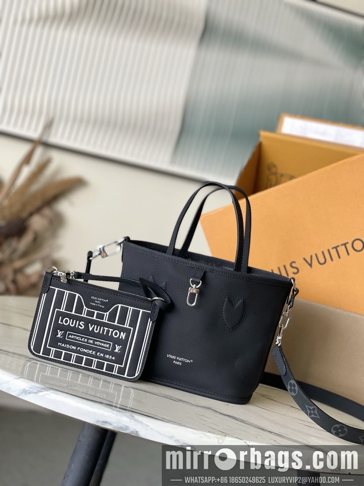 LV Bags Neverfull M15210 24x14x9cm gf