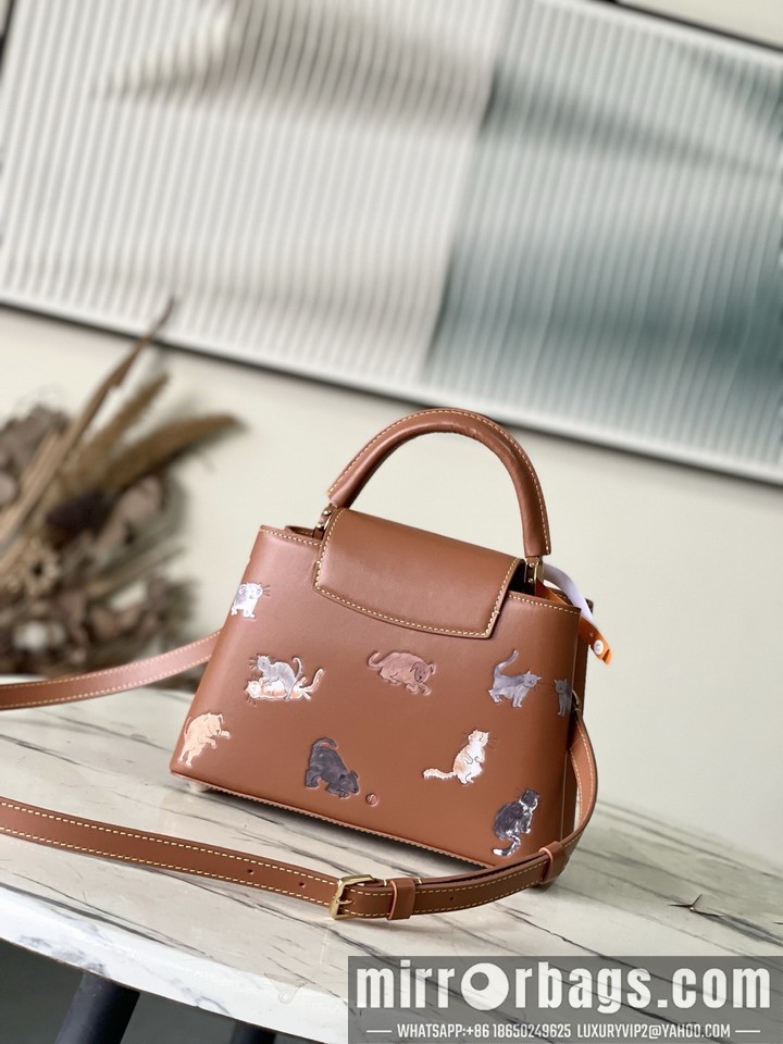 LV Bags Cap M25874 27x17.3x9cm gf