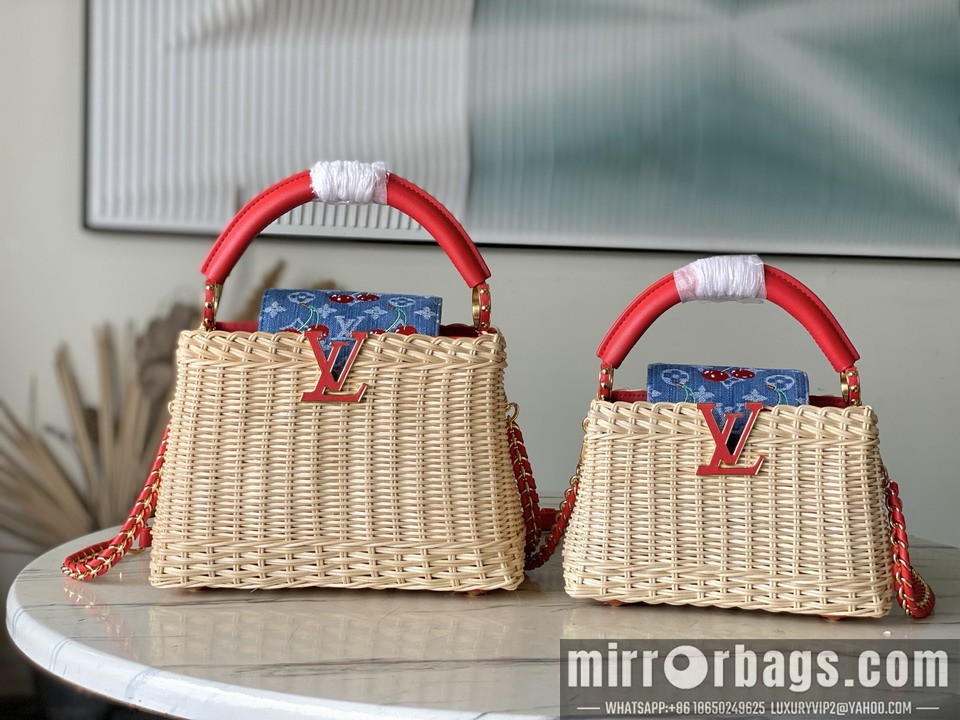 LV Bags Cap M14295 21x13.6x8cm gf
