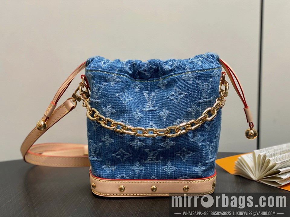 LV Bags Noe M83043 17.5x8.8x20.5cm gf