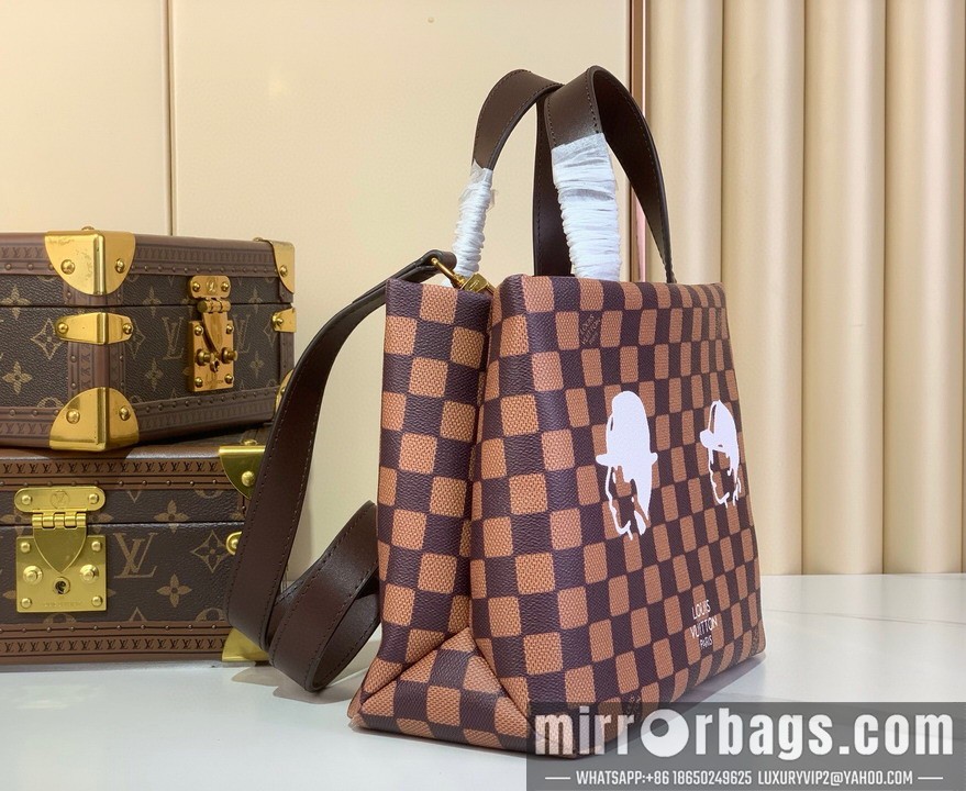 LV Bags Shopper N40810 25x19x11cm gf