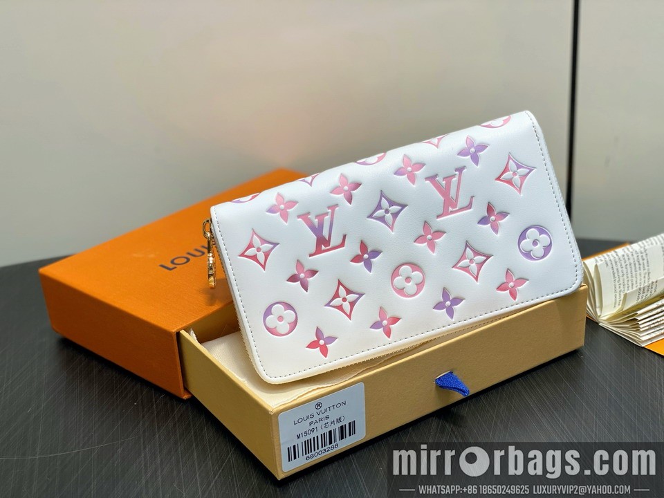 LV Bags Zippy M15091 19.5x10.5x2.5cm gf