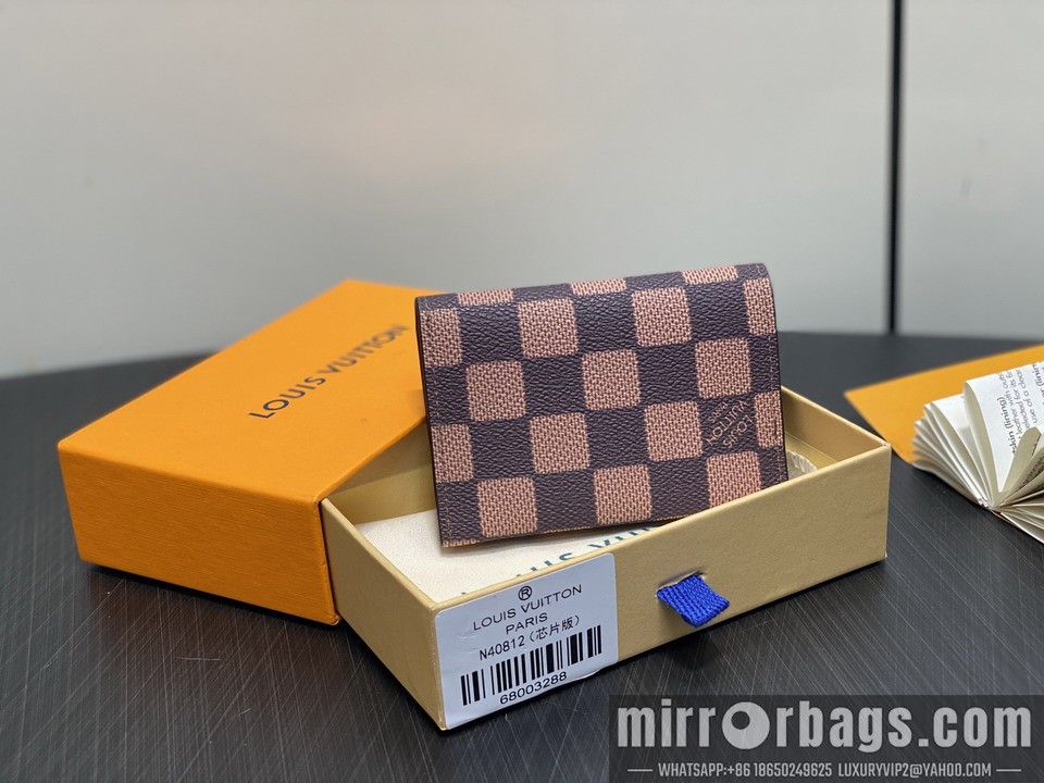 LV Bags Slim N40812 7.3x1x10.6cm gf