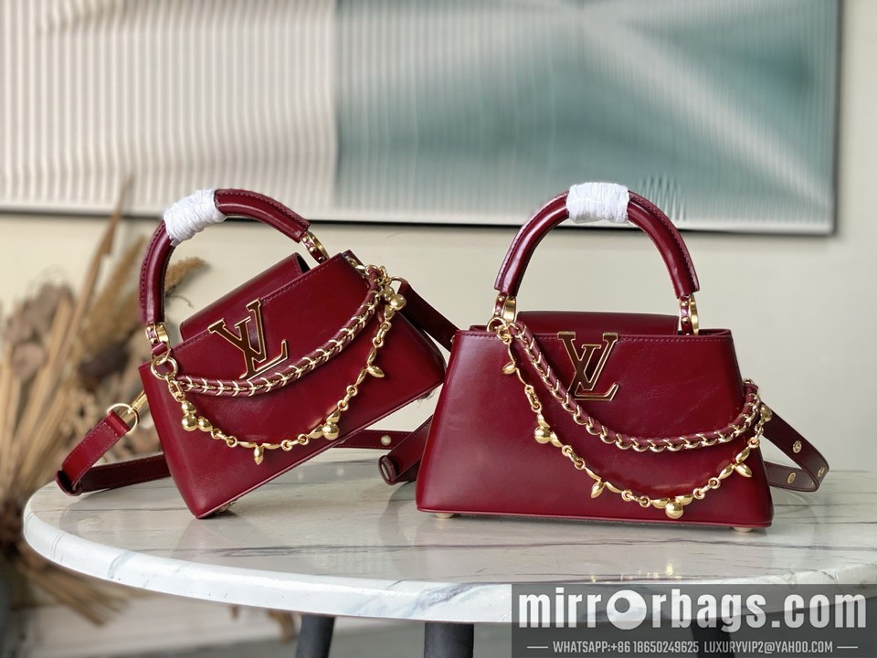 LV Bags Cap M25473 22x12x8cm gf