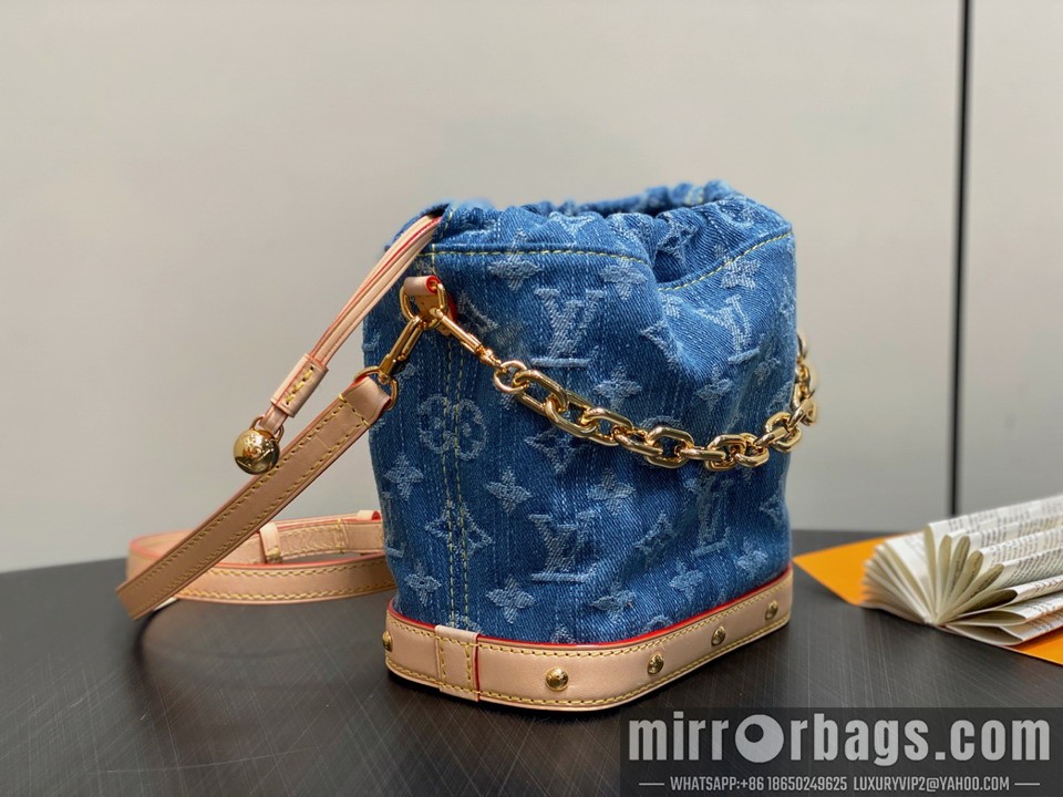 LV Bags Noe M83043 17.5x8.8x20.5cm gf