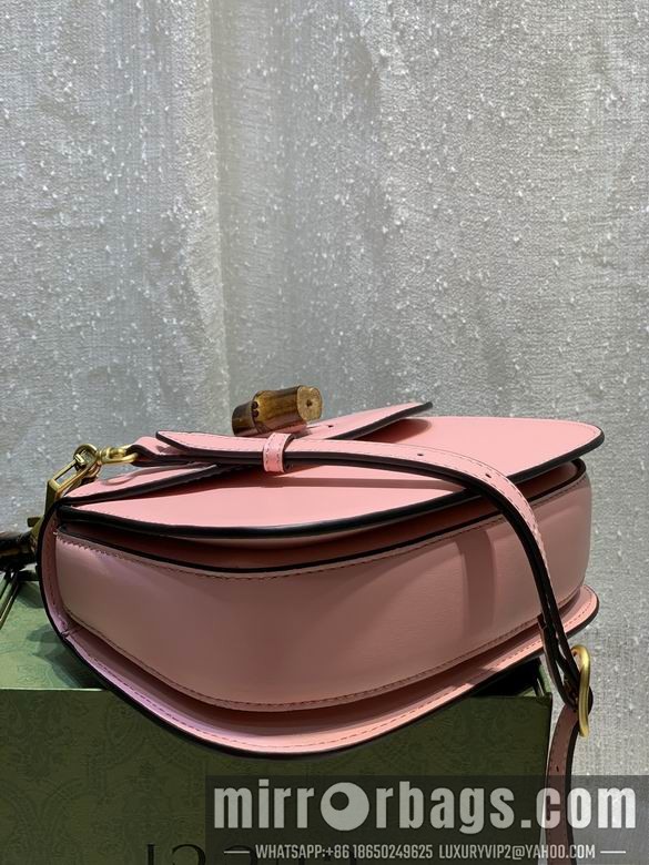 1:1 Gucci Bags WD675797粉皮 21X15X7