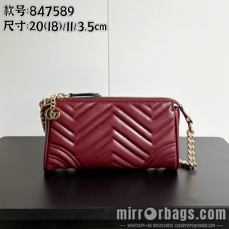 1:1 Gucci Bags 847589 20x18x11x3.5cm DF 3色