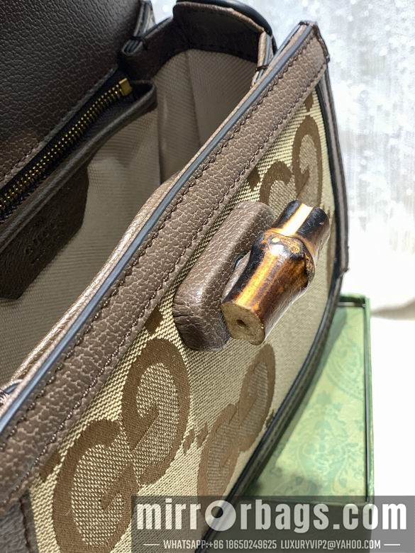1:1 Gucci Bags WD675797大G杏布 21X15X7