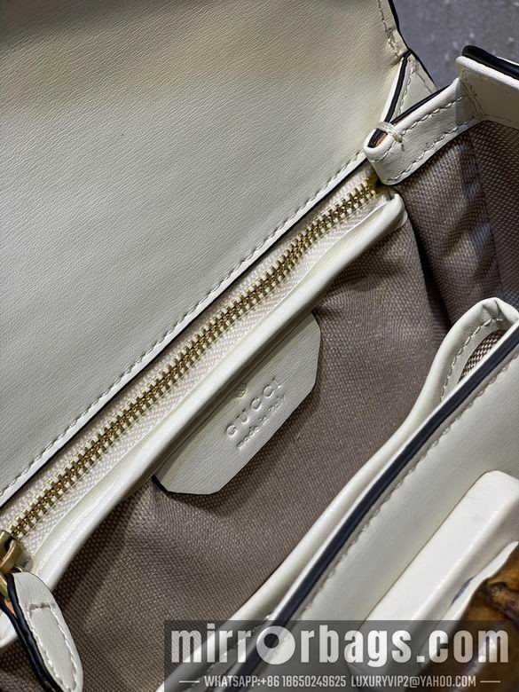 1:1 Gucci Bags WD675797白皮 21X15X7