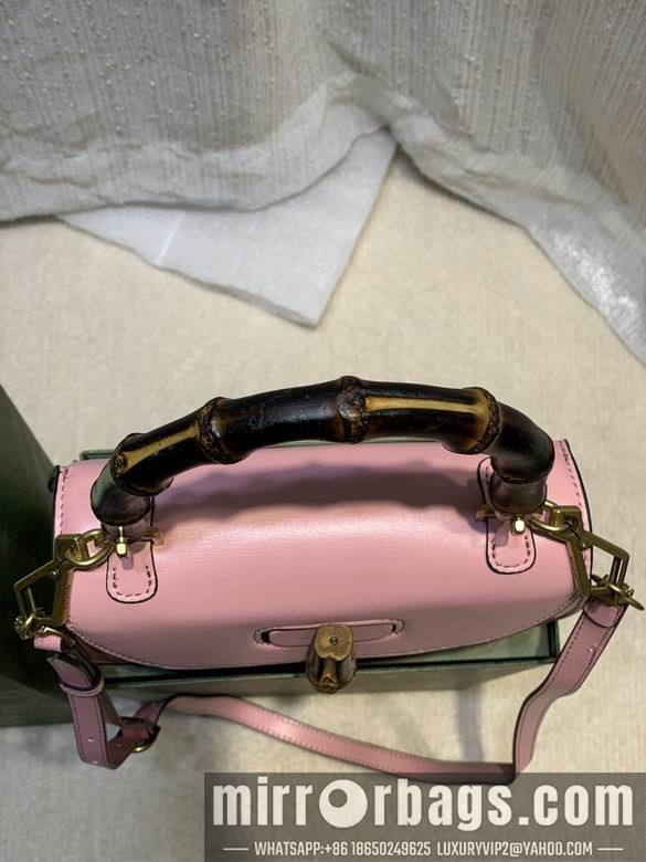 1:1 Gucci Bags WD675797粉皮 21X15X7