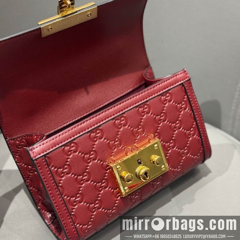 1:1 Gucci Bags Padlock 848884 20x13x8cm DF 2色