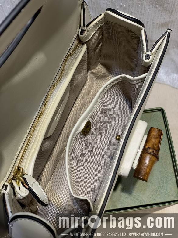 1:1 Gucci Bags WD675797白皮 21X15X7