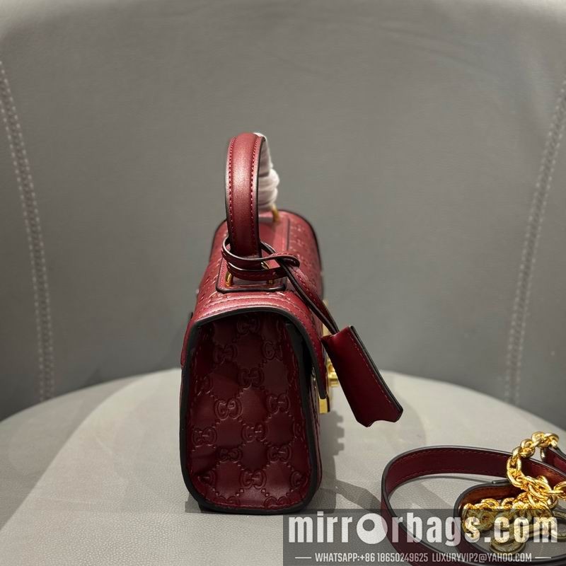 1:1 Gucci Bags Padlock 848884 20x13x8cm DF 2色