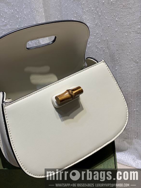 1:1 Gucci Bags WD675797白皮 21X15X7