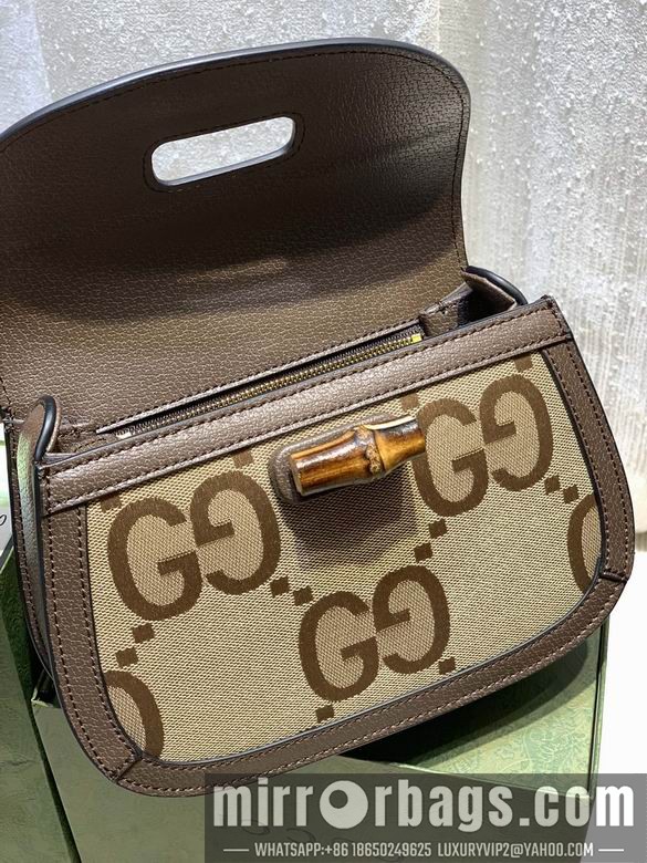 1:1 Gucci Bags WD675797大G杏布 21X15X7