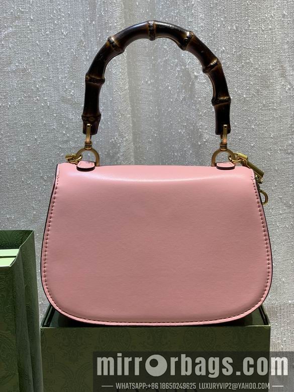 1:1 Gucci Bags WD675797粉皮 21X15X7