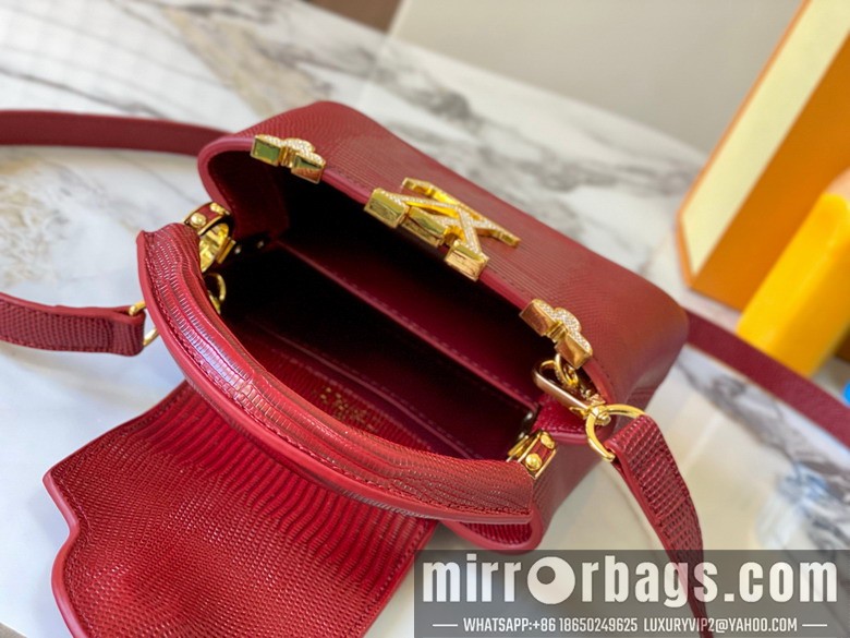 1:1 Louis Vuitton Bags Cap M12296 21x14x8cm ss1