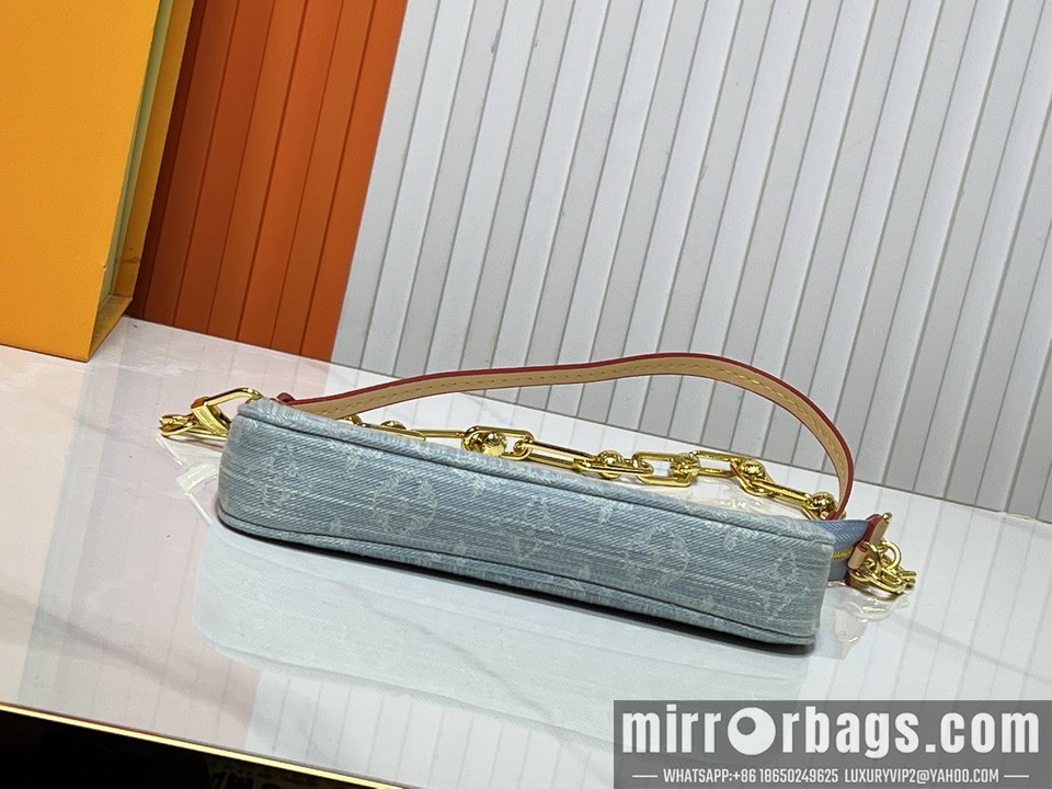 1:1 Louis Vuitton Bags Pochette Acc M13404 22x13x4cm ss4