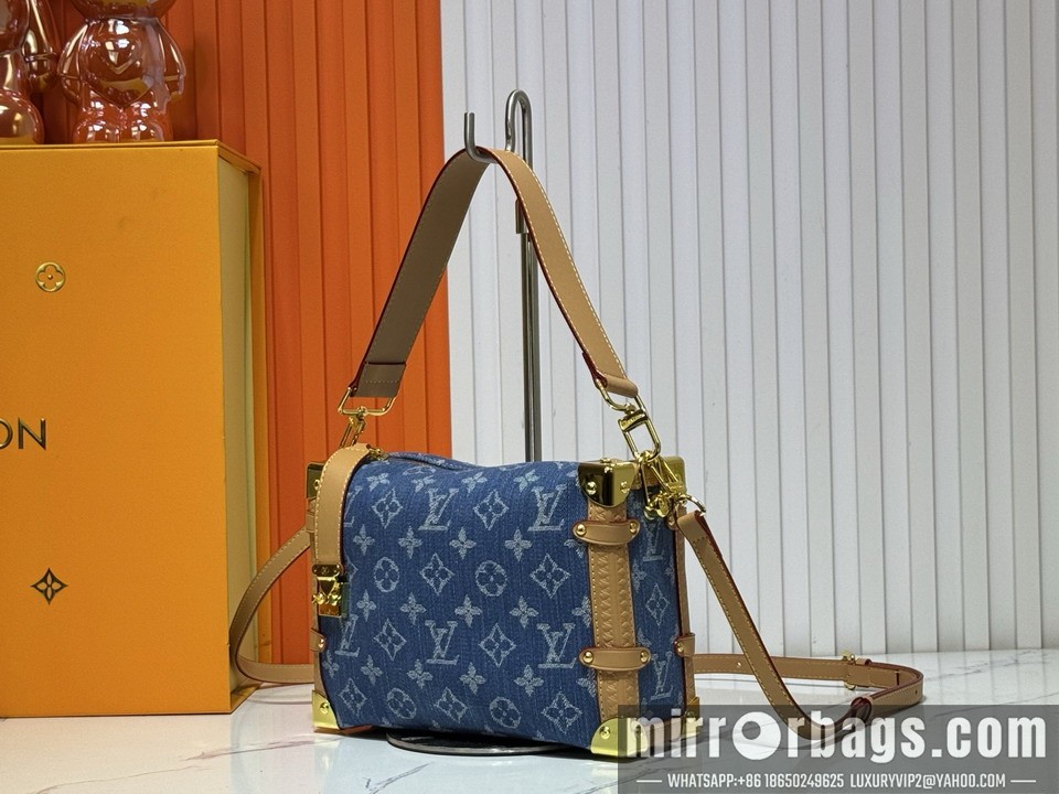 1:1 Louis Vuitton Bags Side trunk M46358 21x14x6cm ss