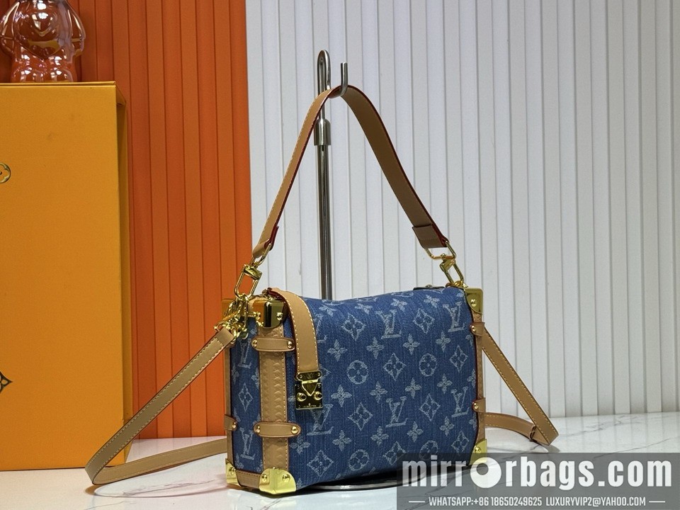 1:1 Louis Vuitton Bags Side trunk M46358 21x14x6cm ss