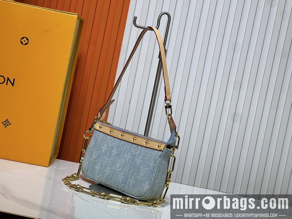 1:1 Louis Vuitton Bags Pochette Acc M13404 22x13x4cm ss4