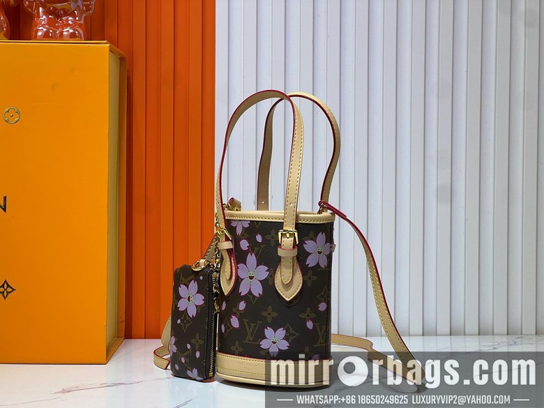 1:1 Louis Vuitton Bags Bucket M81489 13x17x9cm ss1