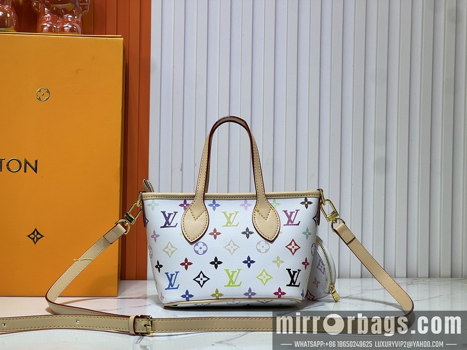 1:1 Louis Vuitton Bags Neverfull M46705 24x14x9cm ss1