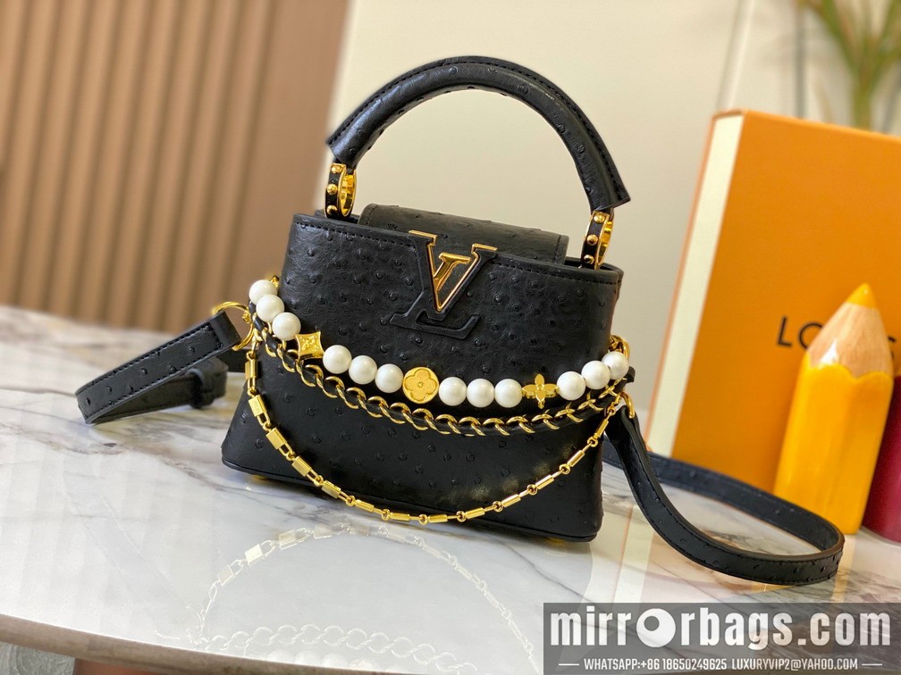1:1 Louis Vuitton Bags Cap M48865 21x14x8cm ss