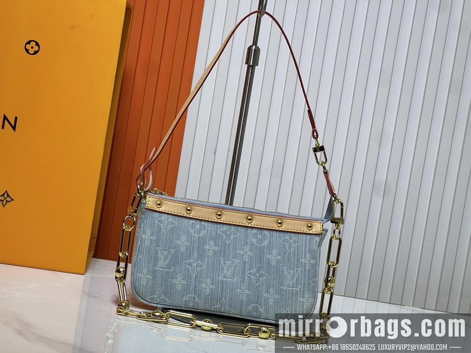 1:1 Louis Vuitton Bags Pochette Acc M13404 22x13x4cm ss4