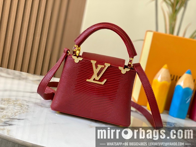 1:1 Louis Vuitton Bags Cap M12296 21x14x8cm ss1