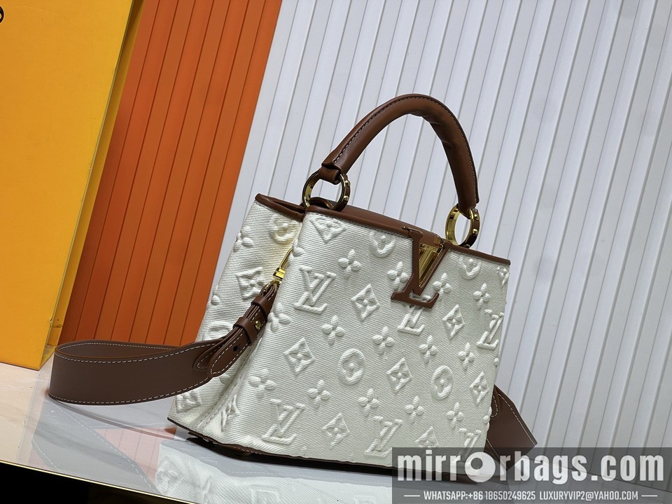 1:1 Louis Vuitton Bags Cap M59939 27x17.3x9cm ss5
