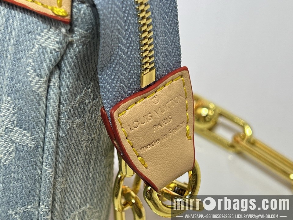 1:1 Louis Vuitton Bags Pochette Acc M13404 22x13x4cm ss4