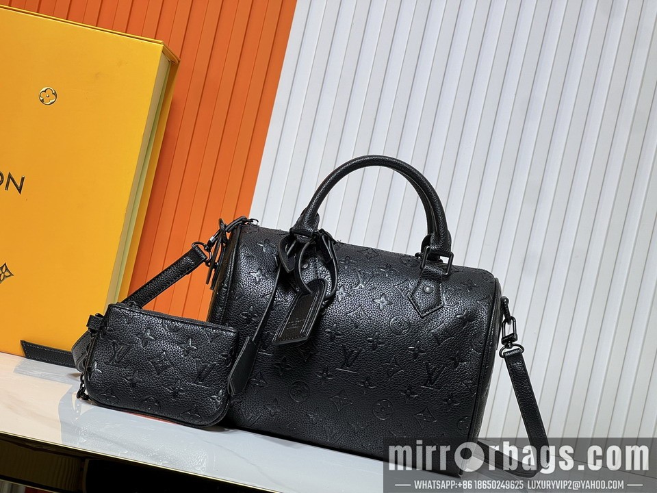 1:1 Louis Vuitton Bags Speedy M24424 25x15x15cm ss5.