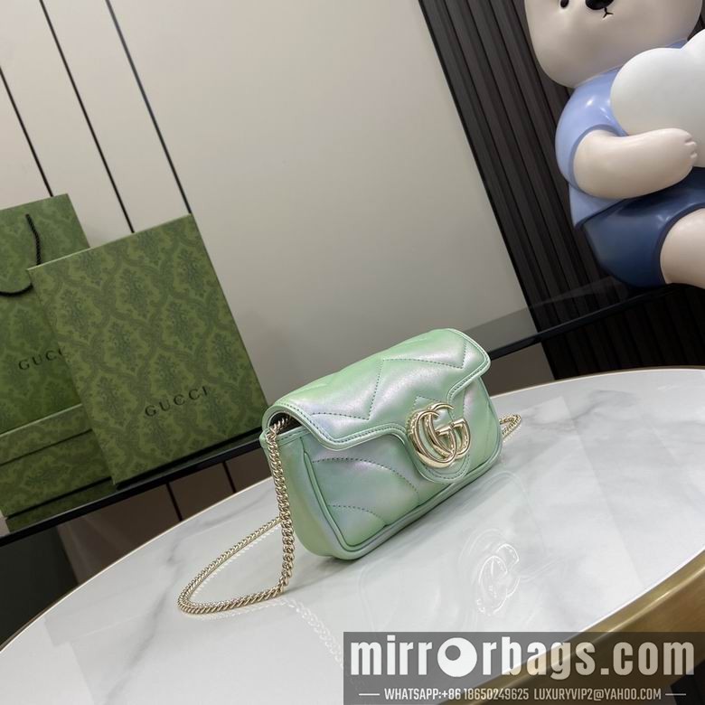 Gucci Bags 476433 10X16.5X4cm YG 3colour