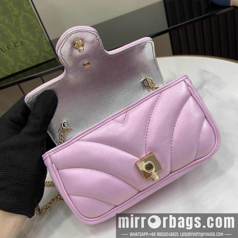 Gucci Bags 476433 10X16.5X4cm YG 3colour