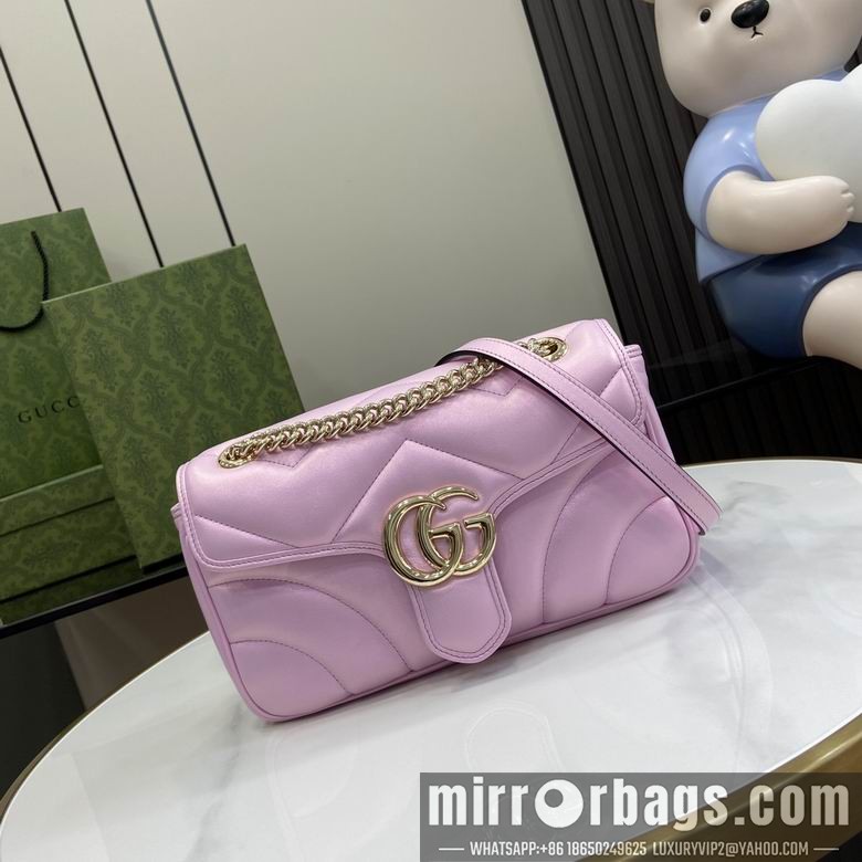 Gucci Bags 443497 15X26X7cm YG 3colour