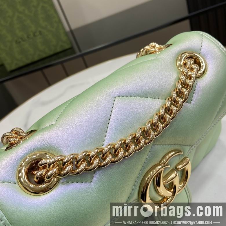 Gucci Bags 446744 14X23X6cm YG 3colour