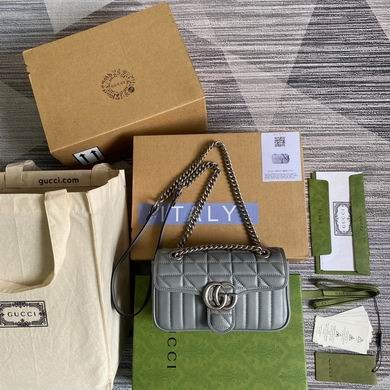 Gucci Bags Marmont 446744 23X13X6cm MP 3colour