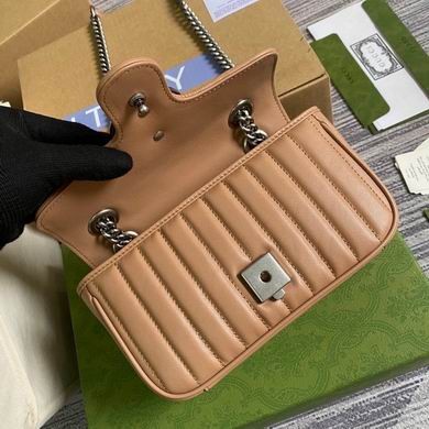 Gucci Bags Marmont 446744 23X13X6cm MP 2colour