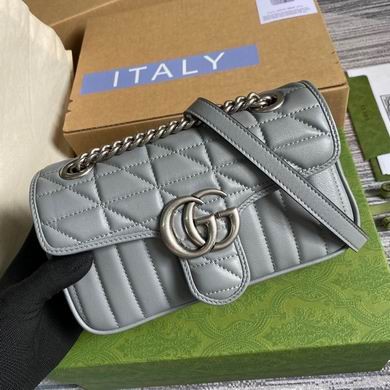 Gucci Bags Marmont 446744 23X13X6cm MP 3colour