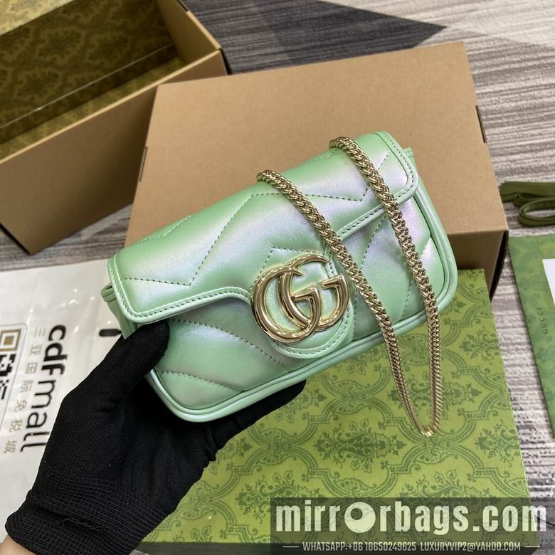 Gucci Bags 476433 10X16.5X4.5cm MP 3colour