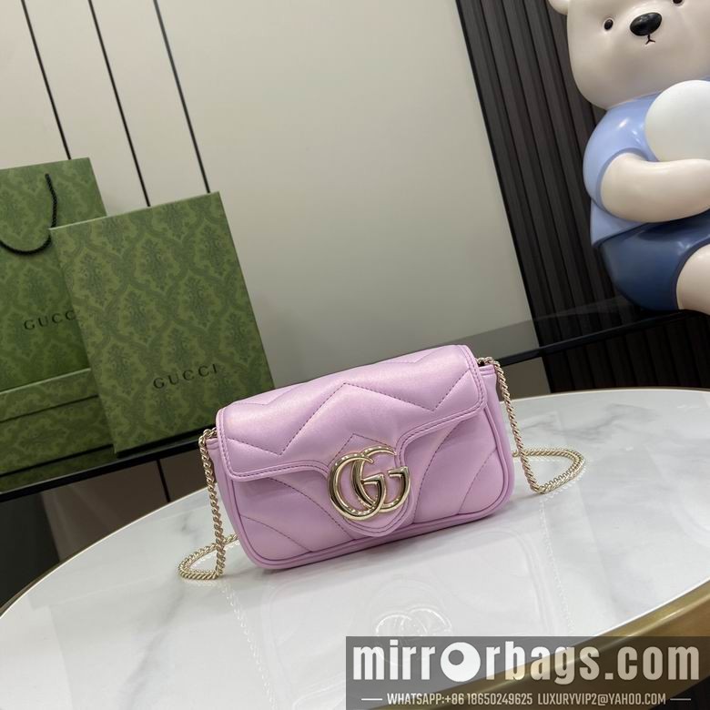 Gucci Bags 476433 10X16.5X4cm YG 3colour