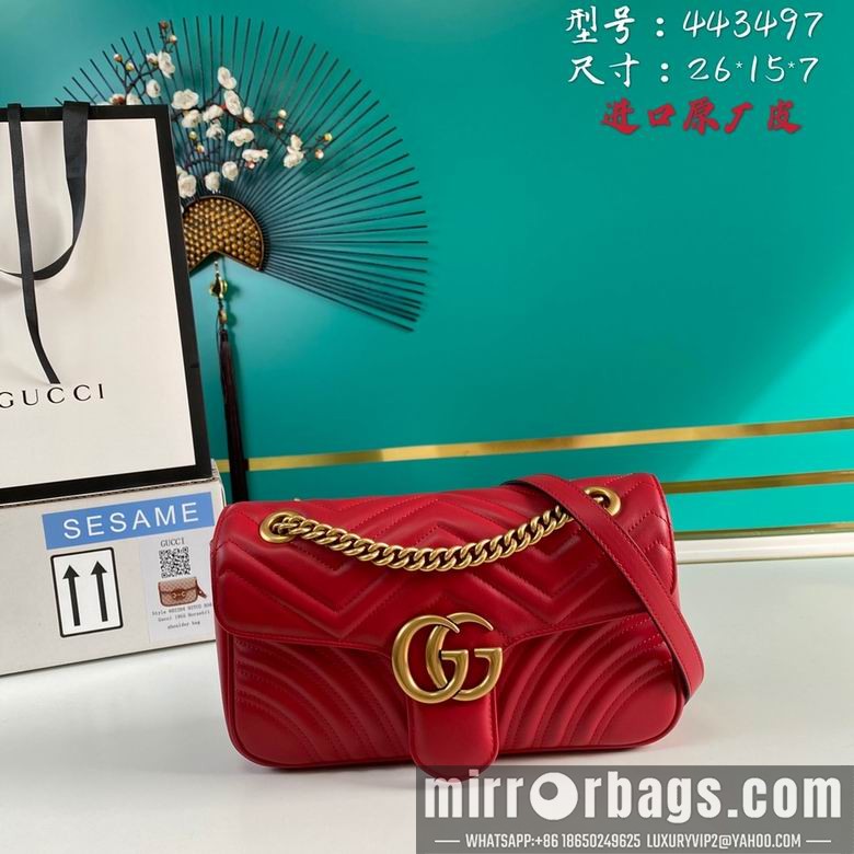 Gucci Bags BA443497 26x15x7