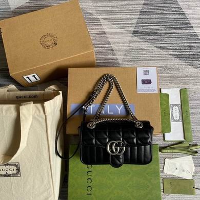 Gucci Bags Marmont 446744 23X13X6cm MP 3colour