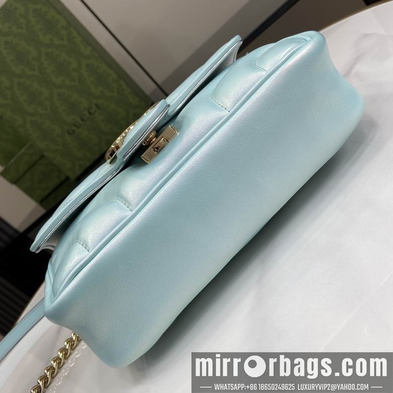Gucci Bags 446744 14X23X6cm YG 3colour