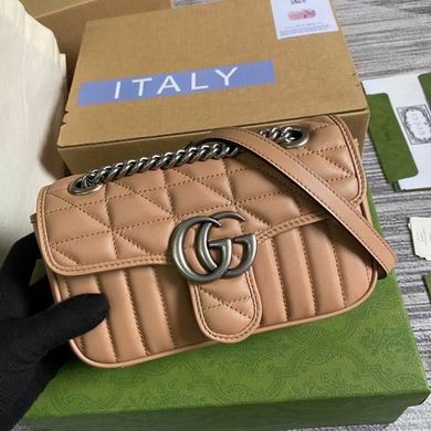 Gucci Bags Marmont 446744 23X13X6cm MP 2colour
