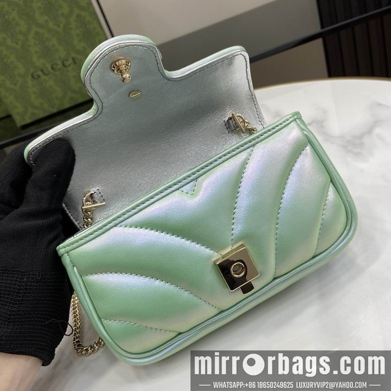 Gucci Bags 476433 10X16.5X4cm YG 3colour
