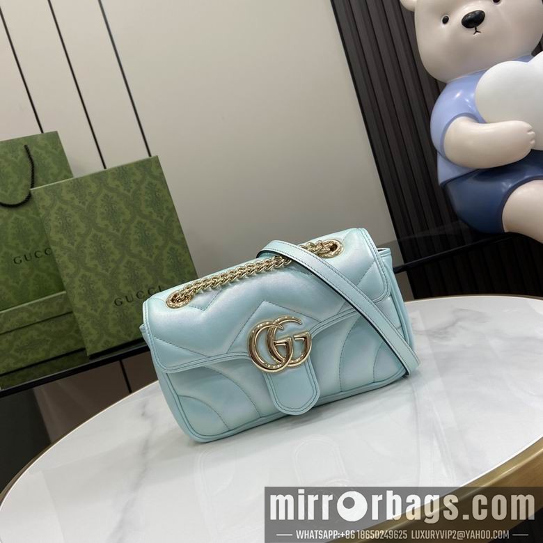 Gucci Bags 446744 14X23X6cm YG 3colour