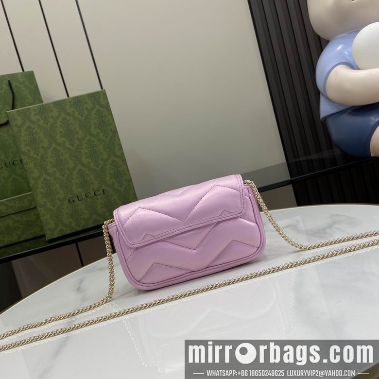 Gucci Bags 476433 10X16.5X4cm YG 3colour
